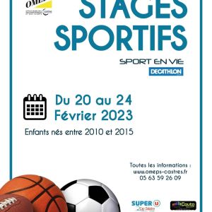 Stages sportifs Hiver 2023 Castres