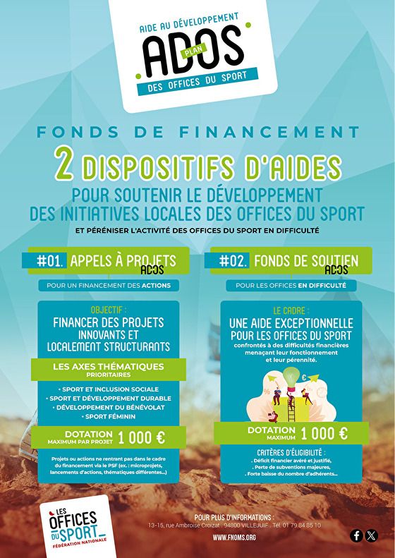 📅 Campagne ADOS 2025 : du 3 au 28 novembre !