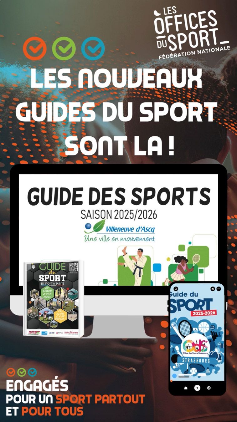 ✨ Rentrée Sportive 2025 : les Guides des Sports by Offices du Sport ✨