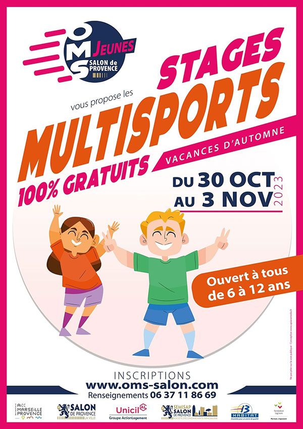 LES OFFICES DU SPORT BOUGENT VOS VACANCES D’AUTOMNE