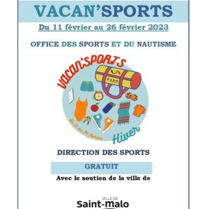 Vacan'sports Hiver 2023 St Malo